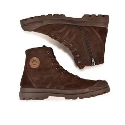 Pataugas AUTHENTIQUE M/ZIPS H4H CHOCOLAT -Mode Running Soldes 628190 BOOTS HOMME OG M ZIPS H4H CHOCOLAT 6WEB
