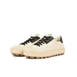 Pataugas ARAN/MIX F4H OFFWHITE/NOIR 12 Pataugas ARAN/MIX F4H OFFWHITE/NOIR -Mode Running Soldes 628206 979 BASKET FEMME ARAN MIX F4H OFFWHITE NOIR 5