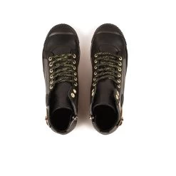 Pataugas BANJOU LATSA/MIX F4H NOIR/DORÉ -Mode Running Soldes 628259 946 BASKET HAUTE FEMME LATSA MIX F4H NOIR DORE 6