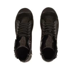 Pataugas BANJOU LATSA/V F4H NOIR -Mode Running Soldes 628262 BASKET FEMME LATSA V F4H NOIR 6