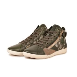 Pataugas PALME/WT F4H KAKI -Mode Running Soldes 628274 BASKET FEMME PALME WT KAKI 5