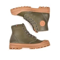 Pataugas AUTHENTIQUE M/G F4H KAKI -Mode Running Soldes 628300 BOOTS FEMME AUTHENTIQUE M G F4H KAKI 6