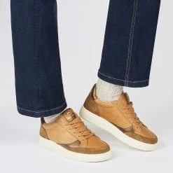 Pataugas BASALTE/SNME F4I CAMEL -Mode Running Soldes BASKET FEMME BASALT SNME F2I CAMEL 628553751