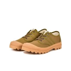 Pataugas AUTHENTIQUE L/T F2H VERT MILITAIRE -Mode Running Soldes BASKET FEMME OG L T F2H VERT MILITAIRE 5