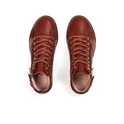 Pataugas PALME/MIX F4H ROUILLE -Mode Running Soldes BASKET FEMME PALME MIX F4H ROUILLE 628270 353 6