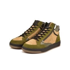 Pataugas BASALTE M/ZMIX H4I TAUPE -Mode Running Soldes BASKET HOMME BASALT ZMIX H4I TAUPE 628472 154 5