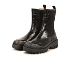 Pataugas AINOA CH/GR F4I NOIR 14 Pataugas AINOA CH/GR F4I NOIR -Mode Running Soldes BOOTS FEMME AINOA CH GR F4I NOIR 628454 850 5