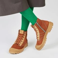 Pataugas AUTHENTIQUE ZIP/SCSH F4I TERRACOTTA -Mode Running Soldes BOOTS FEMME OG ZIP SCSH F4I TERRACOTTA 628502255 2