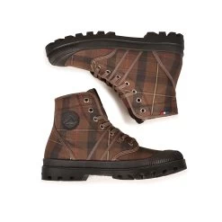 Pataugas AUTHENTIQUE MADE IN FRANCE F4G Tartan Marron -Mode Running Soldes BOOTS HOMME AUTHENTIQUE W H4G TARTAN MARRON 6