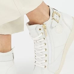 Pataugas PALME F2H BLANC -Mode Running Soldes PALMEF2HOFFWHITE2