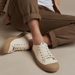 Pataugas ETCHE L/TWK H2H ECRU/GUM 12 Pataugas ETCHE L/TWK H2H ECRU/GUM -Mode Running Soldes PE22 H Etche Low Workwear EcruGum 2